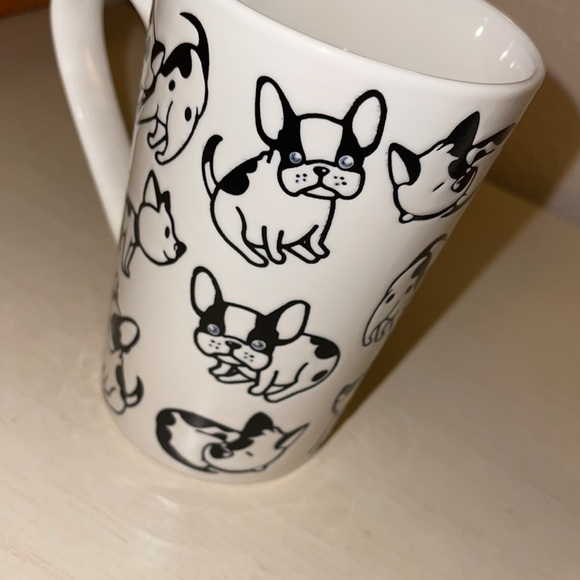 Graydon Hall Dog Mug, Black and White, Praying Dog, Kissing Dog, Playful Dog - Picture 2 of 4